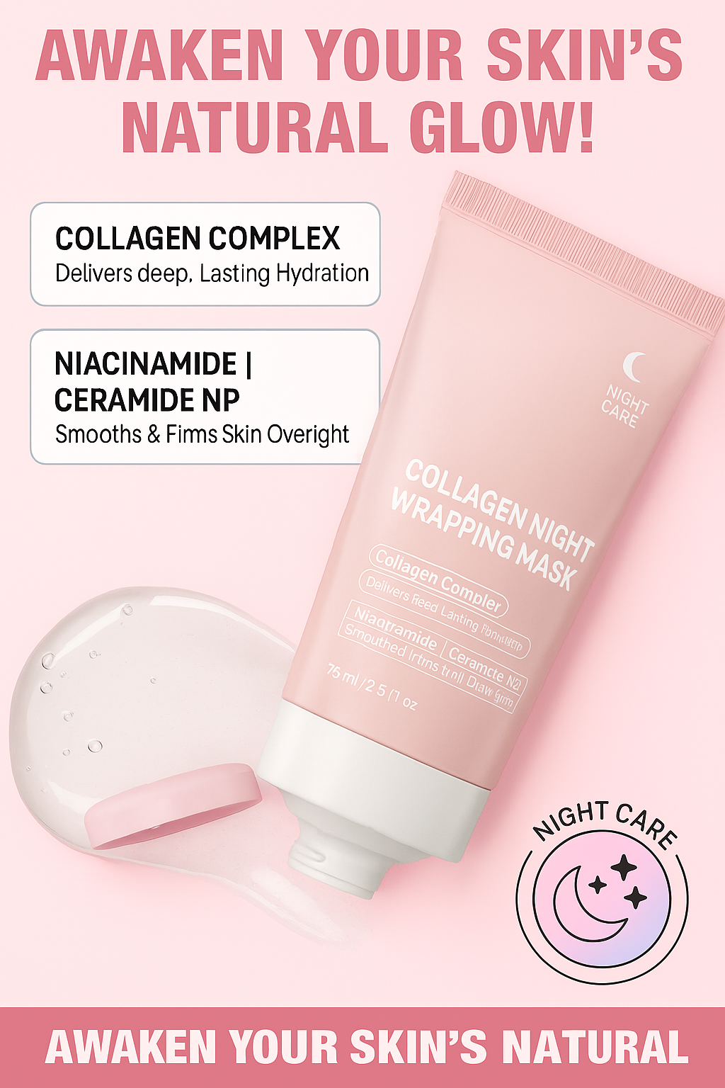 Collagen Night Wrapping Peel Off Mask Buy 1 Get 1 Free