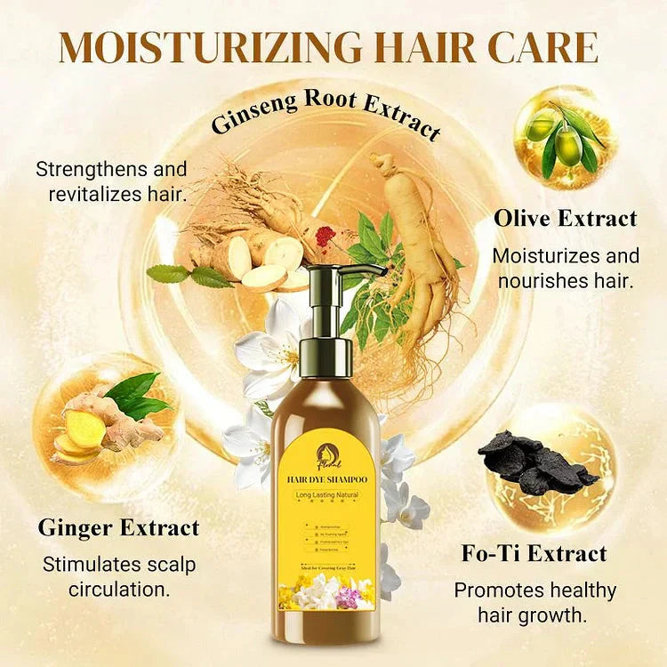 Long Lasting Natural Hair Dye Shampoo Buy 1 Get 1 Free
