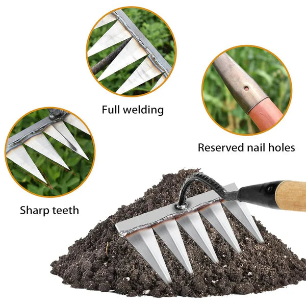 Garden Weeding Tool with 5 Durable Steel Claws (🔥50% OFF 🔥 )